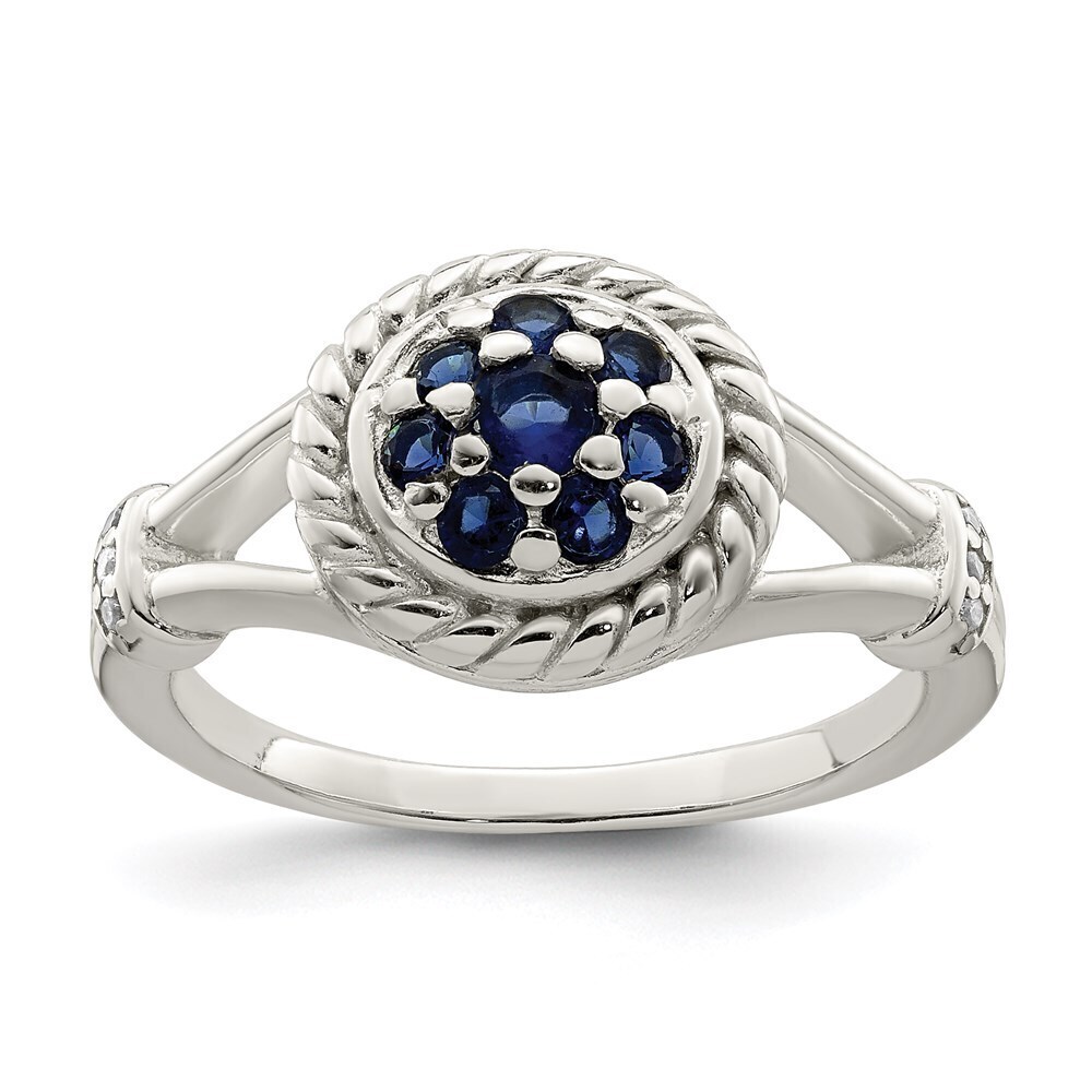 Kazi Luxury Sterling Silver CZ Ring